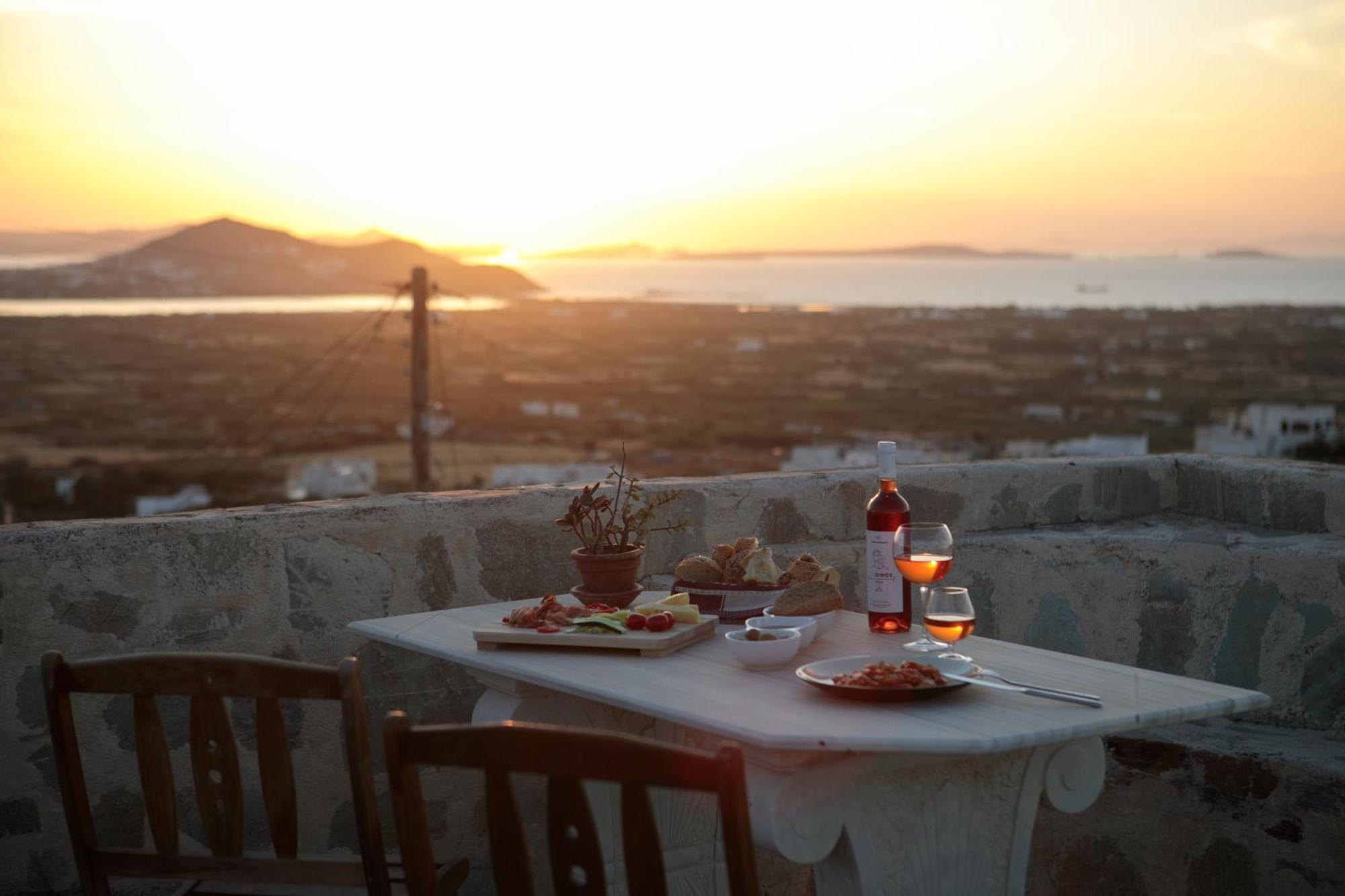 Villa Halaros Castle Glinado Naxos Exterior foto