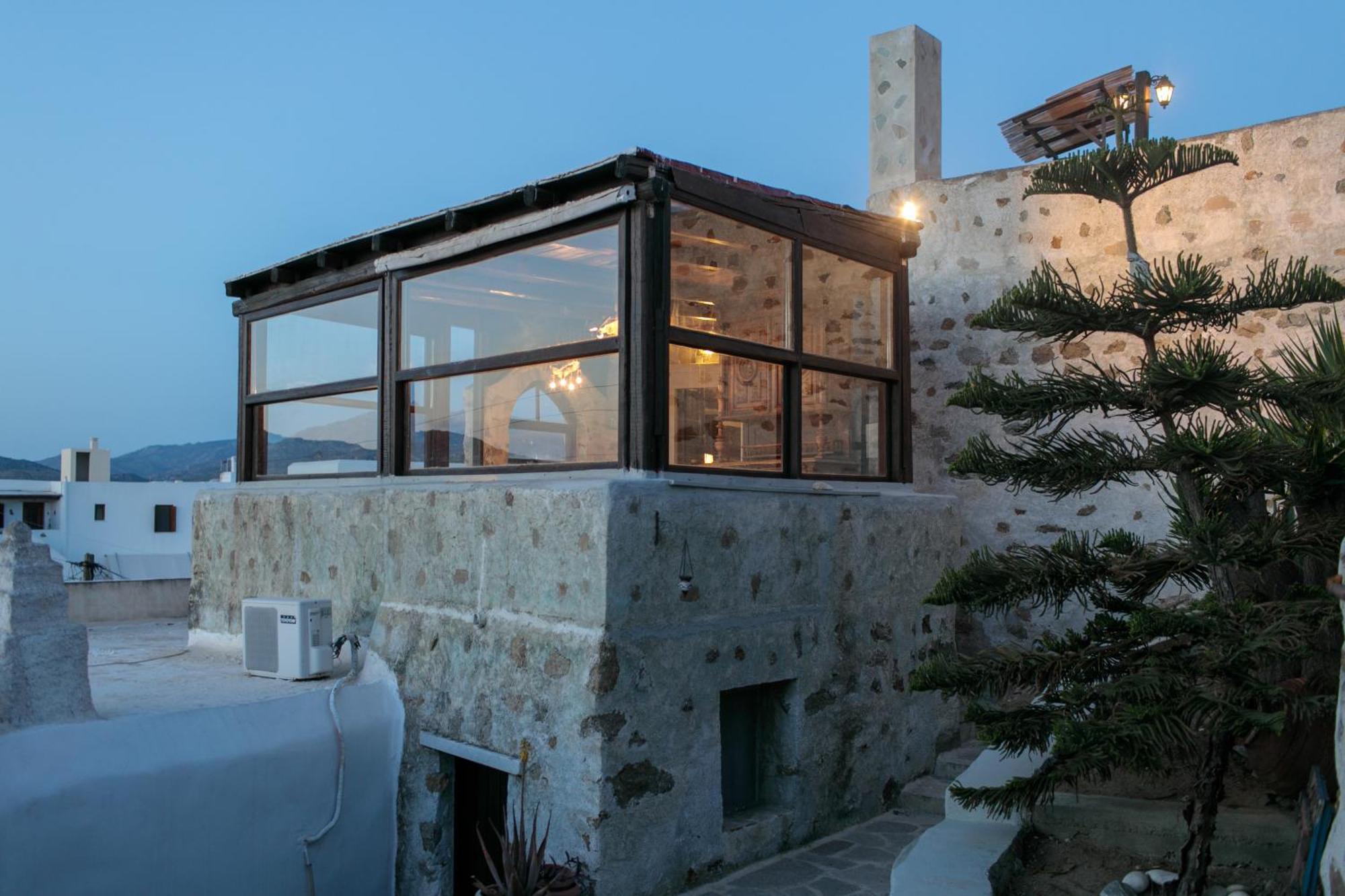 Villa Halaros Castle Glinado Naxos Exterior foto