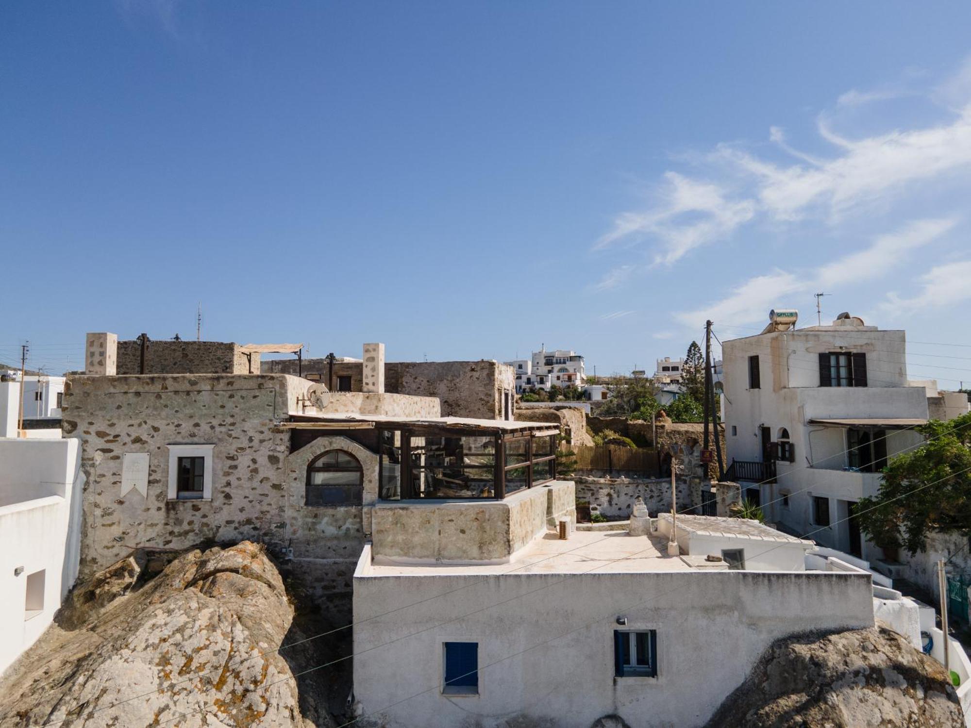 Villa Halaros Castle Glinado Naxos Exterior foto